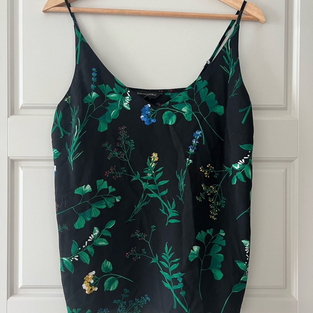 Banana Republic Multicolored Fitted Camisole Top